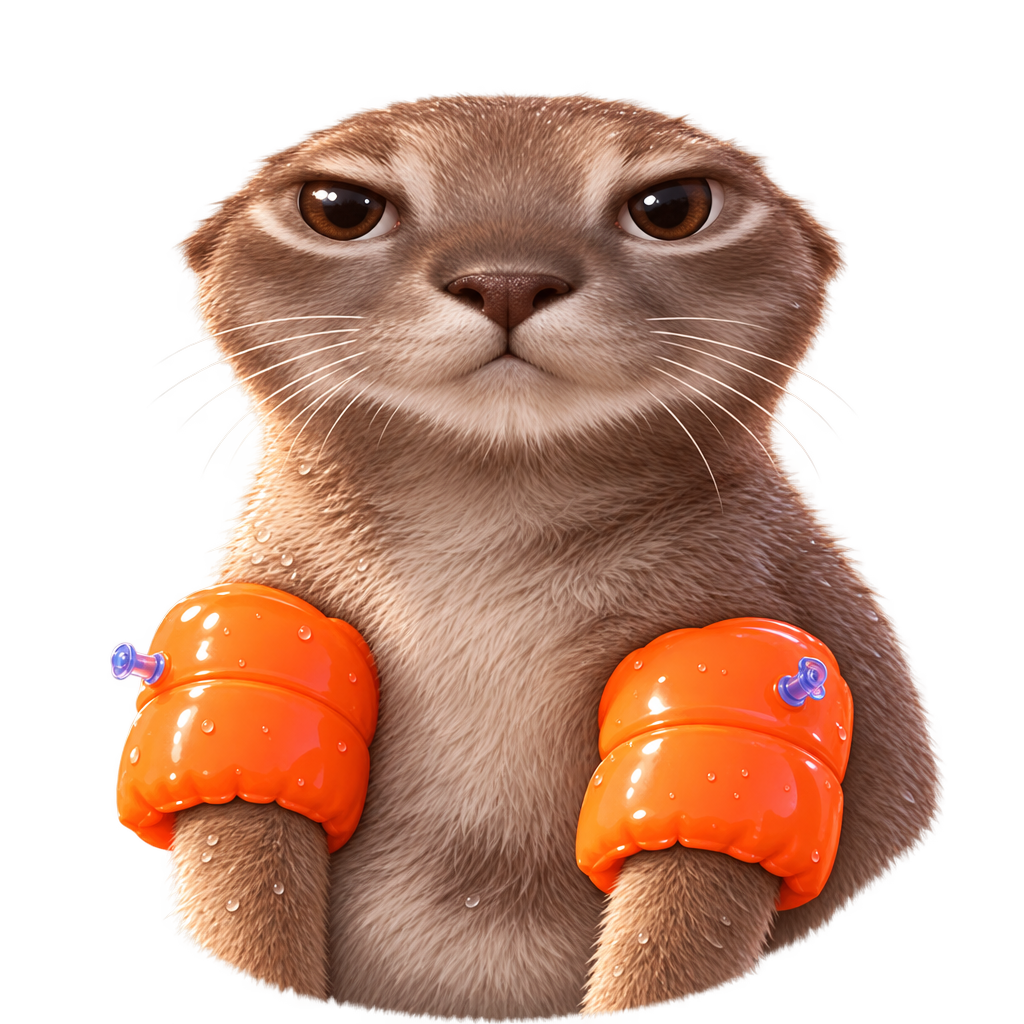 Buoy Cat mascot portrait